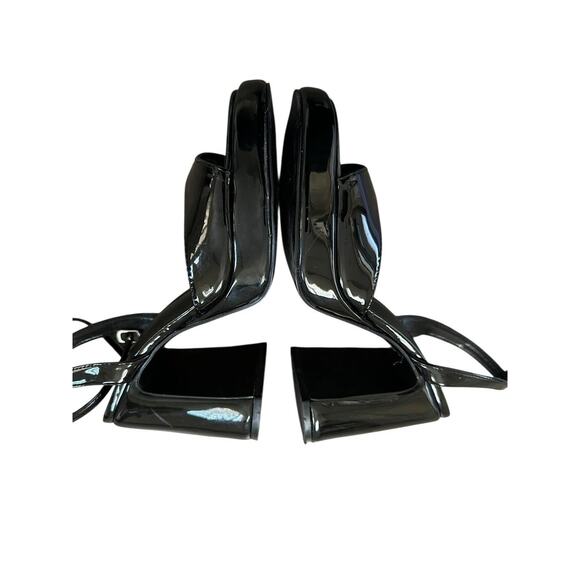 Madden Girl Caicos platform heeled sandal in black patent leather Size 8 $119 - Picture 7 of 13